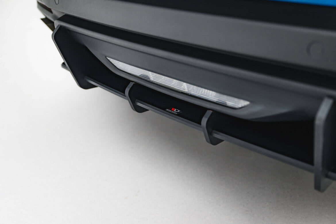 Street Pro Heckansatz Diffusor passend für Ford Mustang GT Mk7 schwarz matt