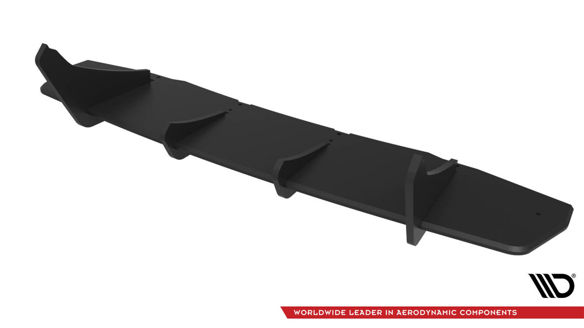 Street Pro Heckansatz Diffusor passend für Ford Mustang GT Mk7 schwarz matt