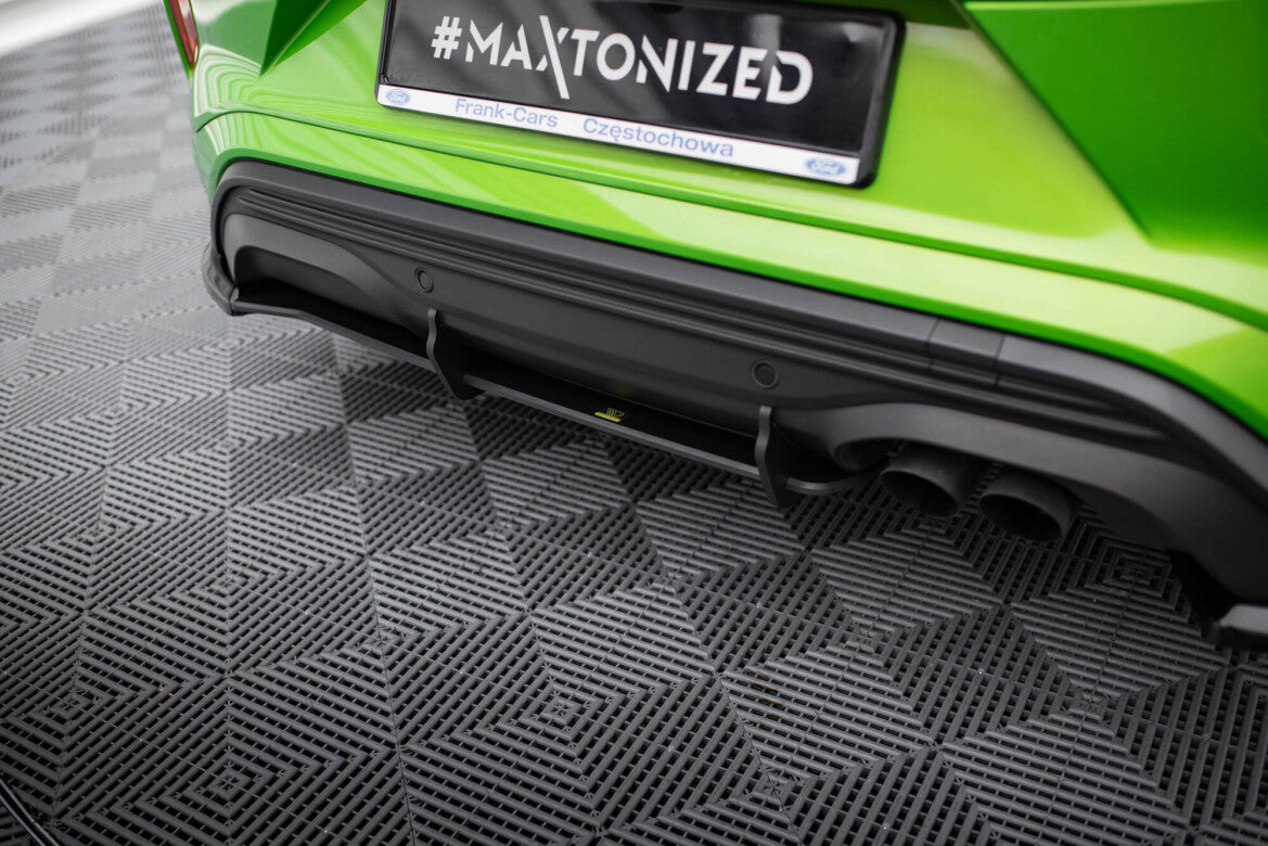 Street Pro Heckansatz Diffusor passend für Ford Puma ST Mk1 schwarz matt