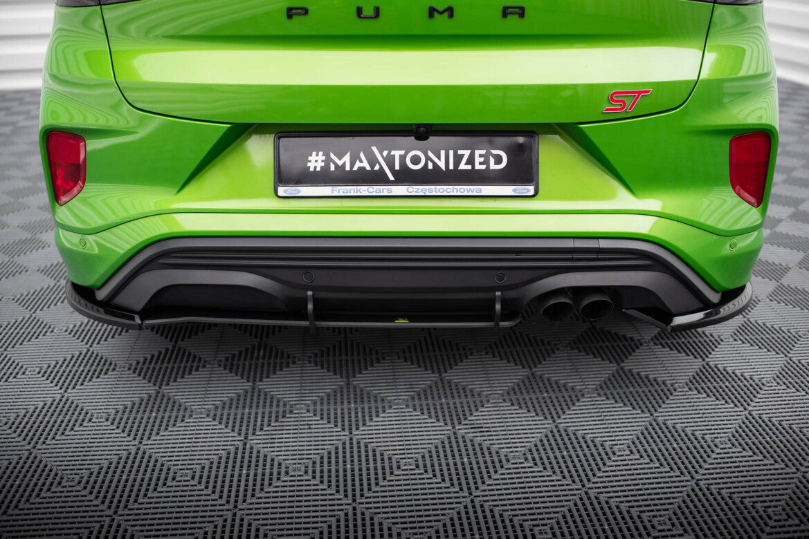 Street Pro Heckansatz Diffusor passend für Ford Puma ST Mk1 schwarz matt