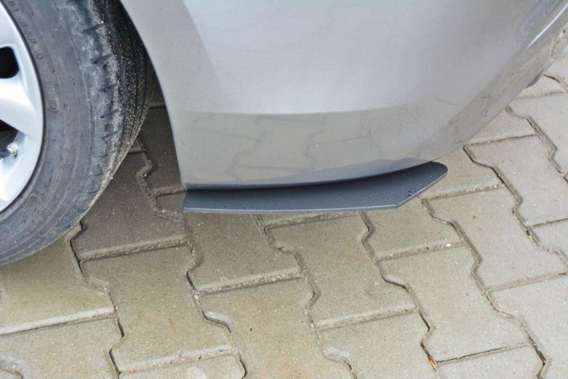 Street Pro Heckansatz Diffusor passend für Mazda 3 MK2 SPORT (vor FL) schwarz matt