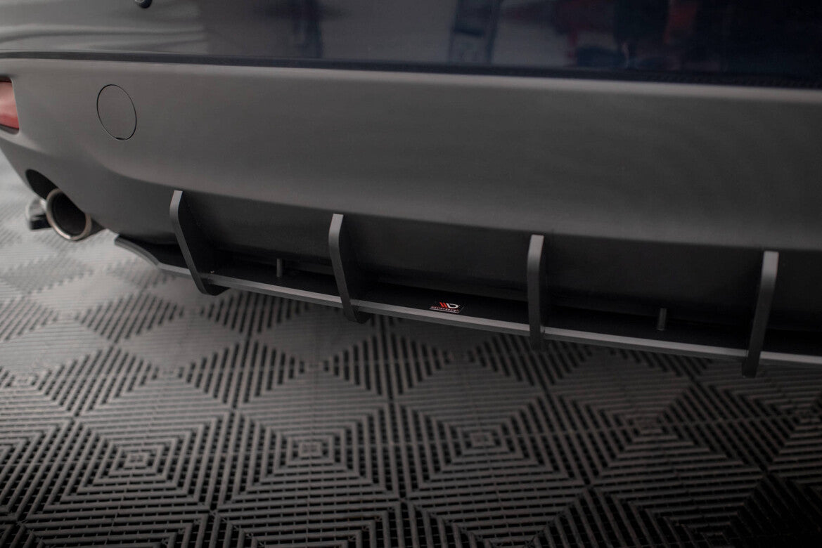 Street Pro Heckansatz Diffusor passend für Mazda 3 Mk3 schwarz matt
