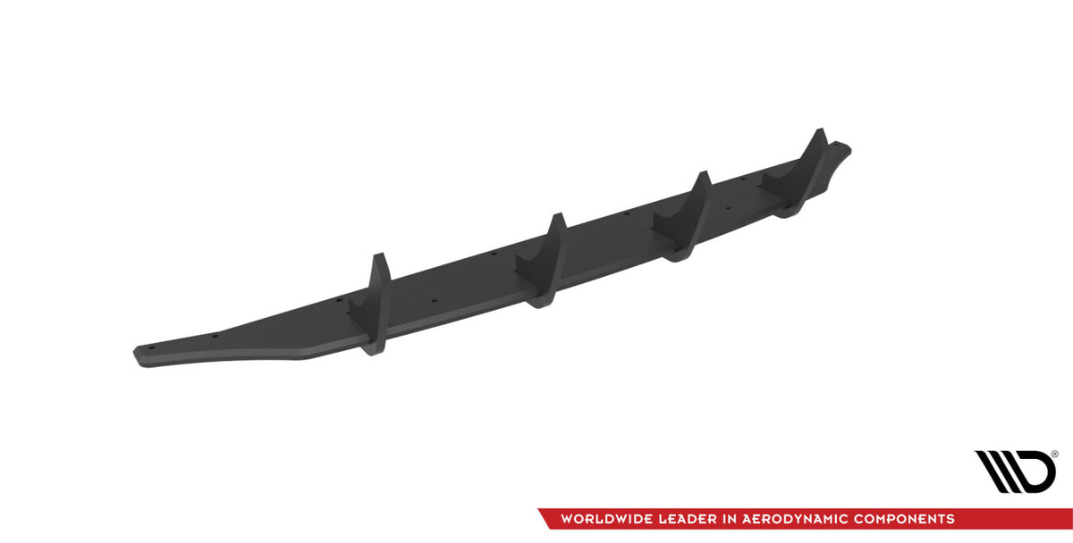 Street Pro Heckansatz Diffusor passend für Mazda 3 Mk3 schwarz matt