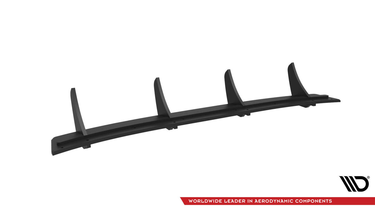 Street Pro Heckansatz Diffusor passend für Mazda 3 Mk4 schwarz matt