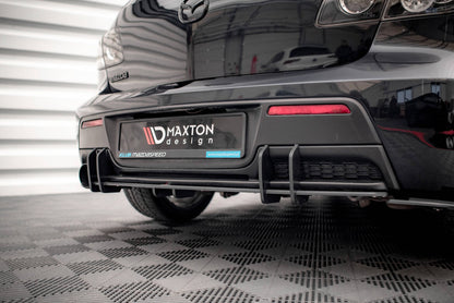Street Pro Heckansatz Diffusor passend für Mazda 3 MPS Mk1 US-Spec Version schwarz matt