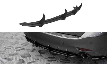 Street Pro Heckansatz Diffusor passend für Mazda 6 Kombi Mk3 FL schwarz matt