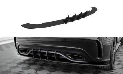 Street Pro Heckansatz Diffusor passend für Mercedes A AMG-Line W176 FL schwarz matt