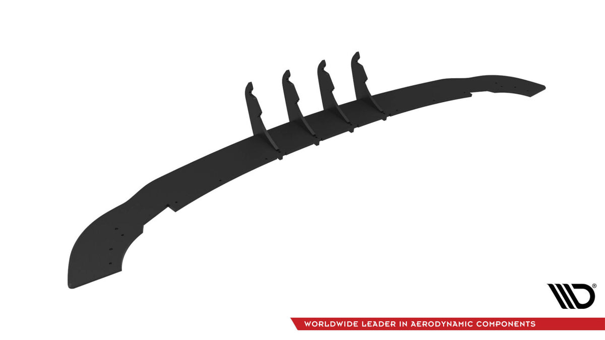 Street Pro Heckansatz Diffusor passend für Mercedes A AMG-Line W176 FL schwarz matt