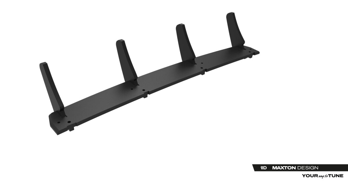 Street Pro Heckansatz Diffusor passend für Mercedes A AMG-Line W176 schwarz matt