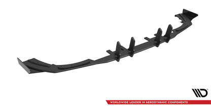Street Pro Heckansatz Diffusor passend für Mercedes A35 AMG Hatchback Aero Pack W177 schwarz matt + Hochglanz Flaps