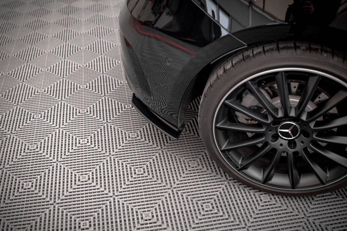 Street Pro Heckansatz Diffusor passend für Mercedes A35 AMG Hatchback Aero Pack W177 schwarz matt