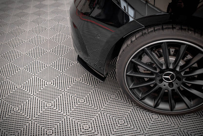 Street Pro Heckansatz Diffusor passend für Mercedes A35 AMG Hatchback Aero Pack W177 schwarz matt