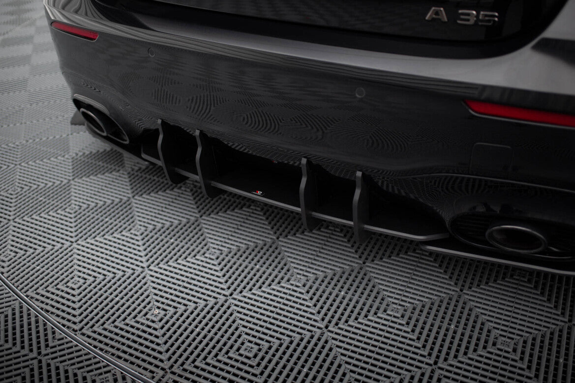 Street Pro Heckansatz Diffusor passend für Mercedes-AMG A35 Hatchback W177 schwarz matt