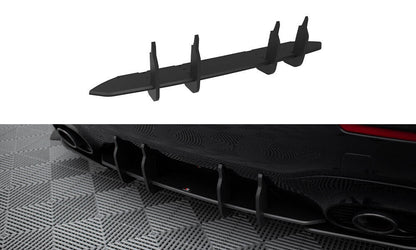Street Pro Heckansatz Diffusor passend für Mercedes-AMG A35 Hatchback W177 schwarz matt