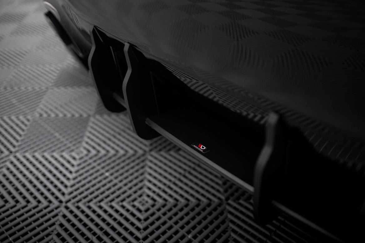 Street Pro Heckansatz Diffusor passend für Mercedes-AMG A35 Hatchback W177 schwarz matt