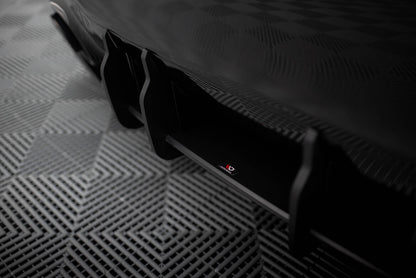 Street Pro Heckansatz Diffusor passend für Mercedes-AMG A35 Hatchback W177 schwarz matt