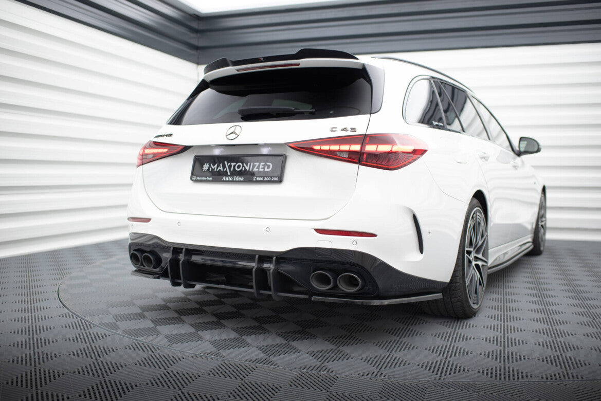 Street Pro Heckansatz Diffusor passend für Mercedes-AMG C 43 W206 schwarz matt