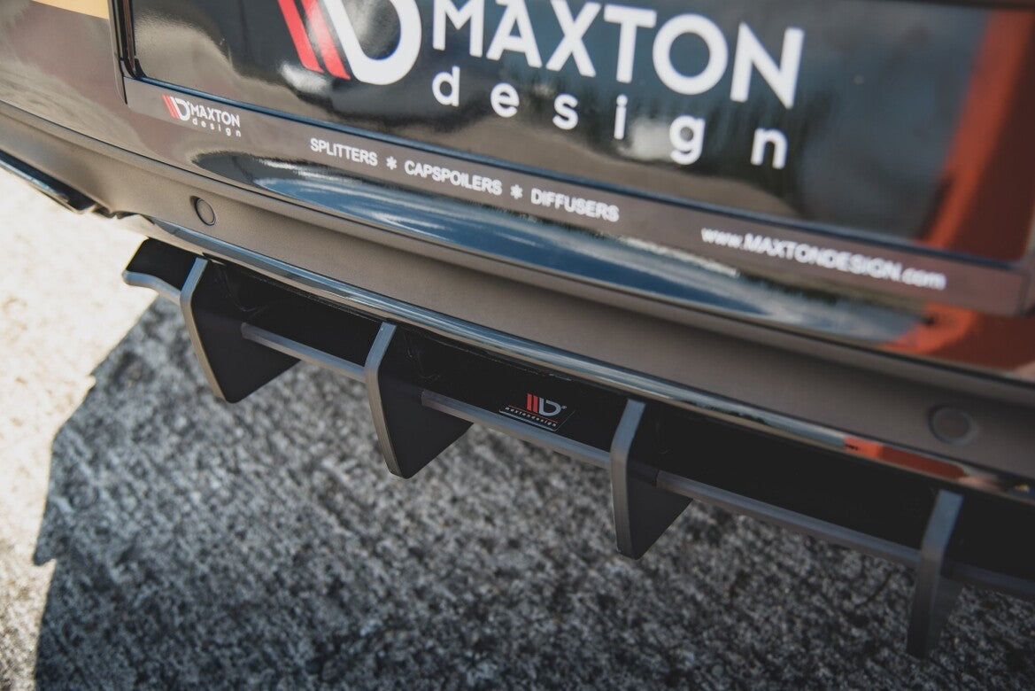 Street Pro Heckansatz Diffusor passend für Mercedes-AMG C43 Coupe C205 schwarz matt
