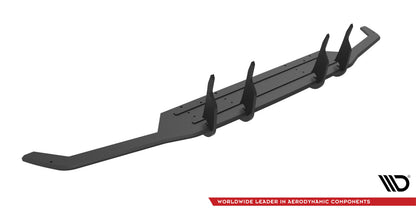 Street Pro Heckansatz Diffusor passend für Mercedes-AMG C63 Limousine / Kombi W205 FL schwarz matt