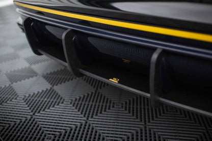 Street Pro Heckansatz Diffusor passend für Mercedes-AMG CLA 45 C117 FL mit AERO Paket schwarz matt