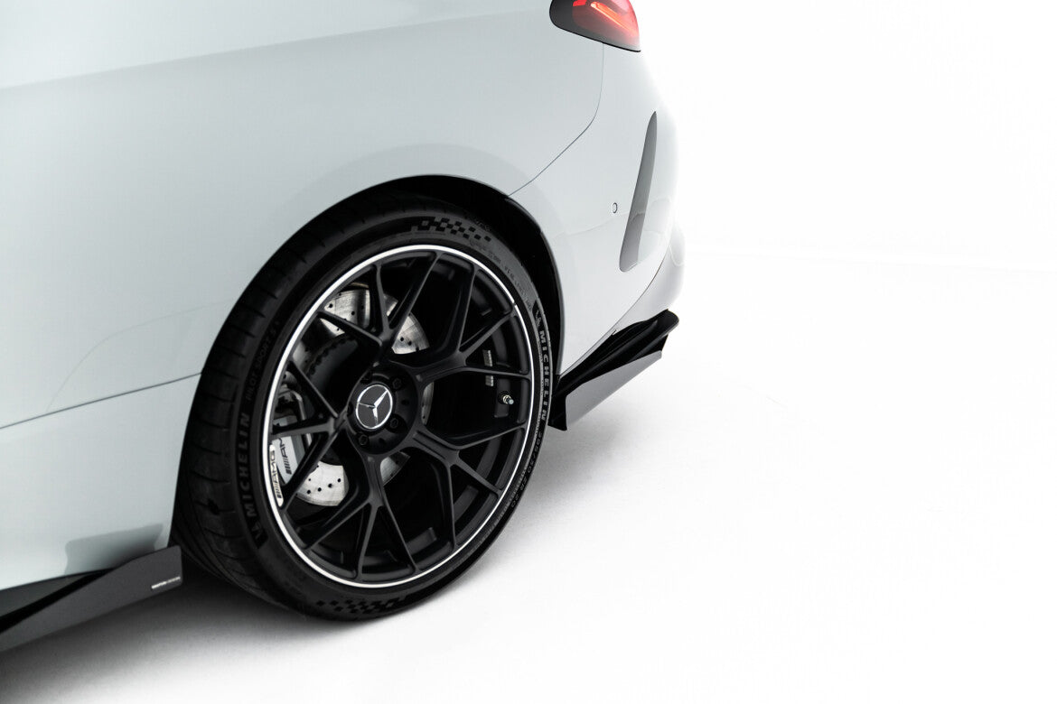 Street Pro Heckansatz Diffusor passend für Mercedes-AMG CLE 53 Aero C236 schwarz matt + Hochglanz Flaps