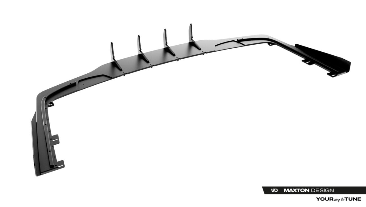 Street Pro Heckansatz Diffusor passend für Mercedes-AMG CLE 53 Aero C236 schwarz matt + Hochglanz Flaps