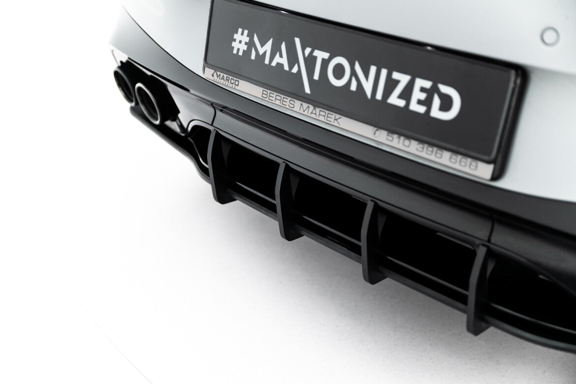 Street Pro Heckansatz Diffusor passend für Mercedes-AMG CLE 53 Aero C236 schwarz matt