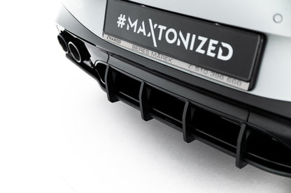 Street Pro Heckansatz Diffusor passend für Mercedes-AMG CLE 53 Aero C236 schwarz matt