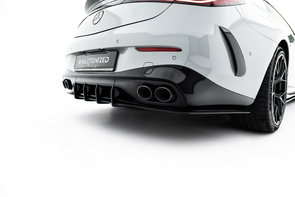 Street Pro Heckansatz Diffusor passend für Mercedes-AMG CLE 53 Aero C236 schwarz matt