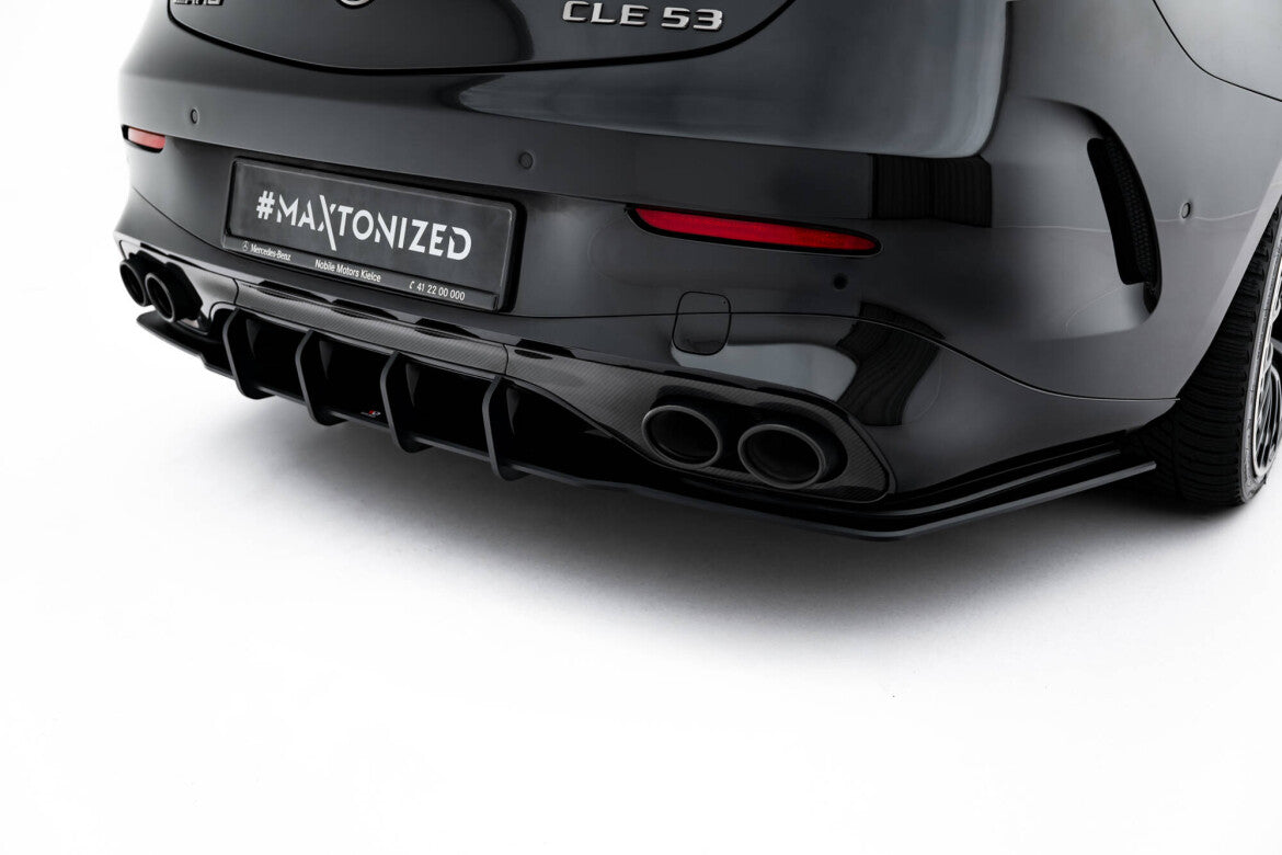 Street Pro Heckansatz Diffusor passend für Mercedes-AMG CLE 53 C236 schwarz matt