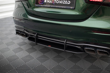 Street Pro Heckansatz Diffusor passend für Mercedes-AMG E63 W213 FL schwarz matt