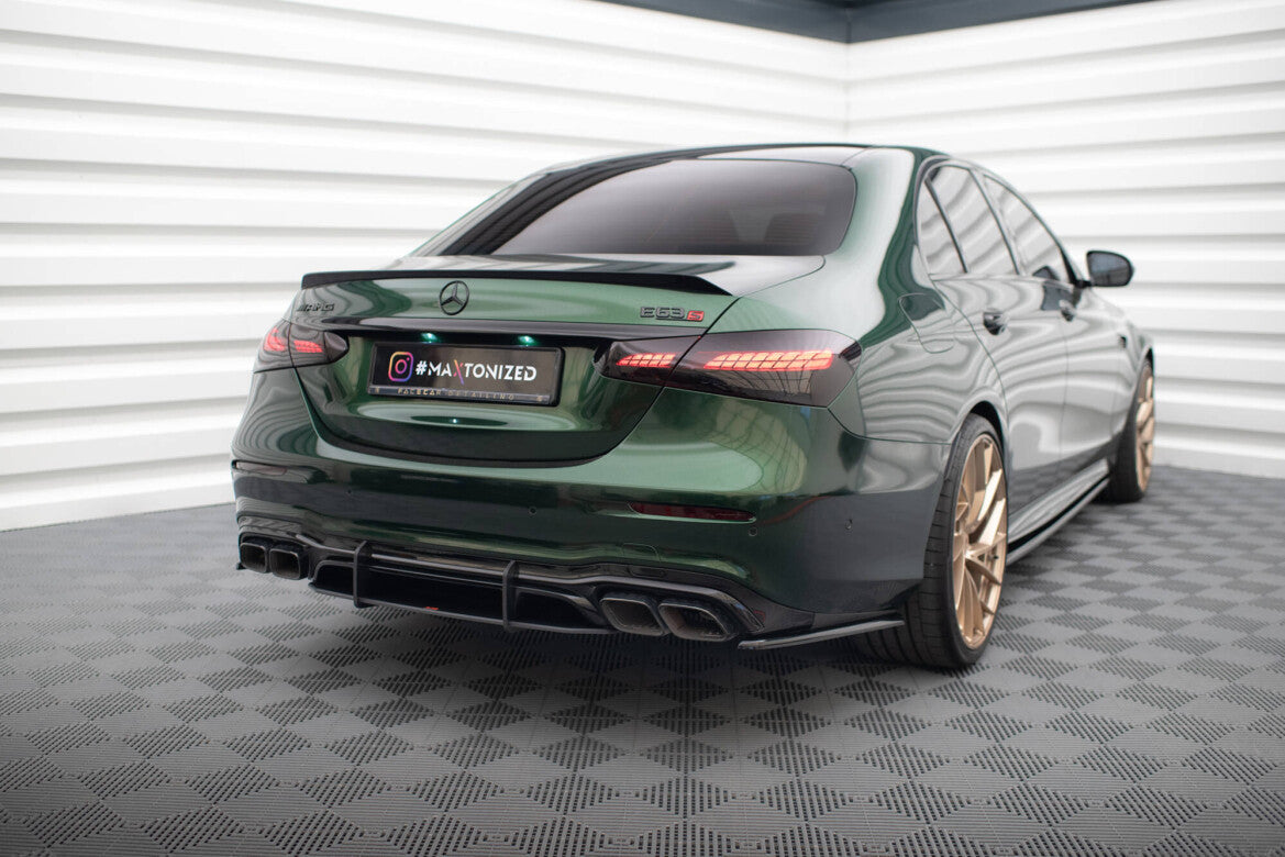 Street Pro Heckansatz Diffusor passend für Mercedes-AMG E63 W213 FL schwarz matt