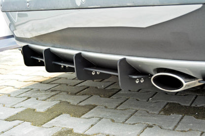 Street Pro Heckansatz Diffusor passend für Mercedes CL C215 schwarz matt