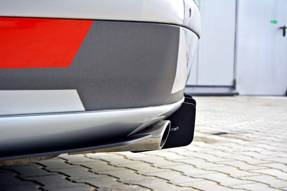 Street Pro Heckansatz Diffusor passend für Mercedes CL C215 schwarz matt