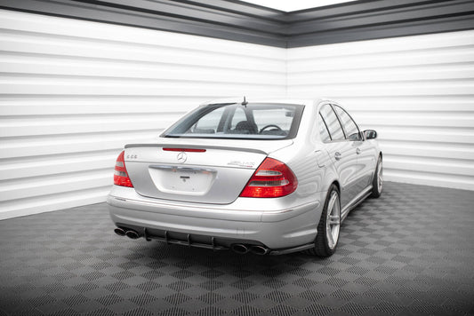 Street Pro Heckansatz Diffusor passend für Mercedes E 55 AMG W211 schwarz matt