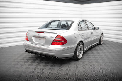 Street Pro Heckansatz Diffusor passend für Mercedes E 55 AMG W211 schwarz matt