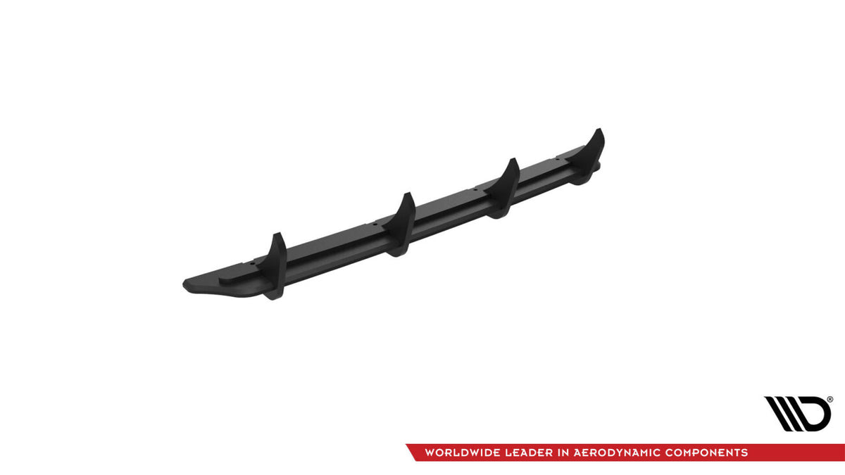 Street Pro Heckansatz Diffusor passend für Mercedes E 55 AMG W211 schwarz matt
