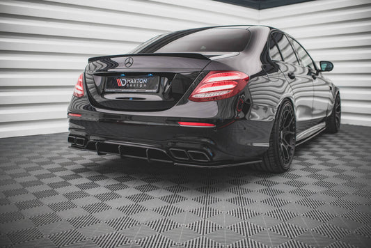 Street Pro Heckansatz Diffusor passend für Mercedes E63 AMG Kombi/Limousine S213/W213 schwarz matt