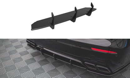 Street Pro Heckansatz Diffusor passend für Mercedes E63 AMG Kombi/Limousine S213/W213 schwarz matt
