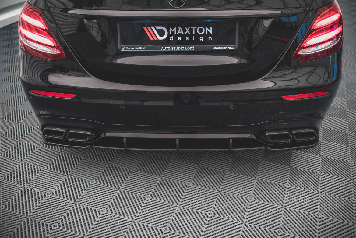 Street Pro Heckansatz Diffusor passend für Mercedes E63 AMG Kombi/Limousine S213/W213 schwarz matt