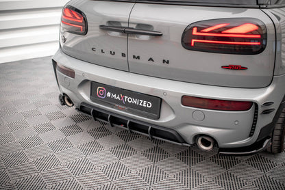 Street Pro Heckansatz Diffusor passend für Mini Cooper Clubman John Cooper Works F54 FL schwarz matt