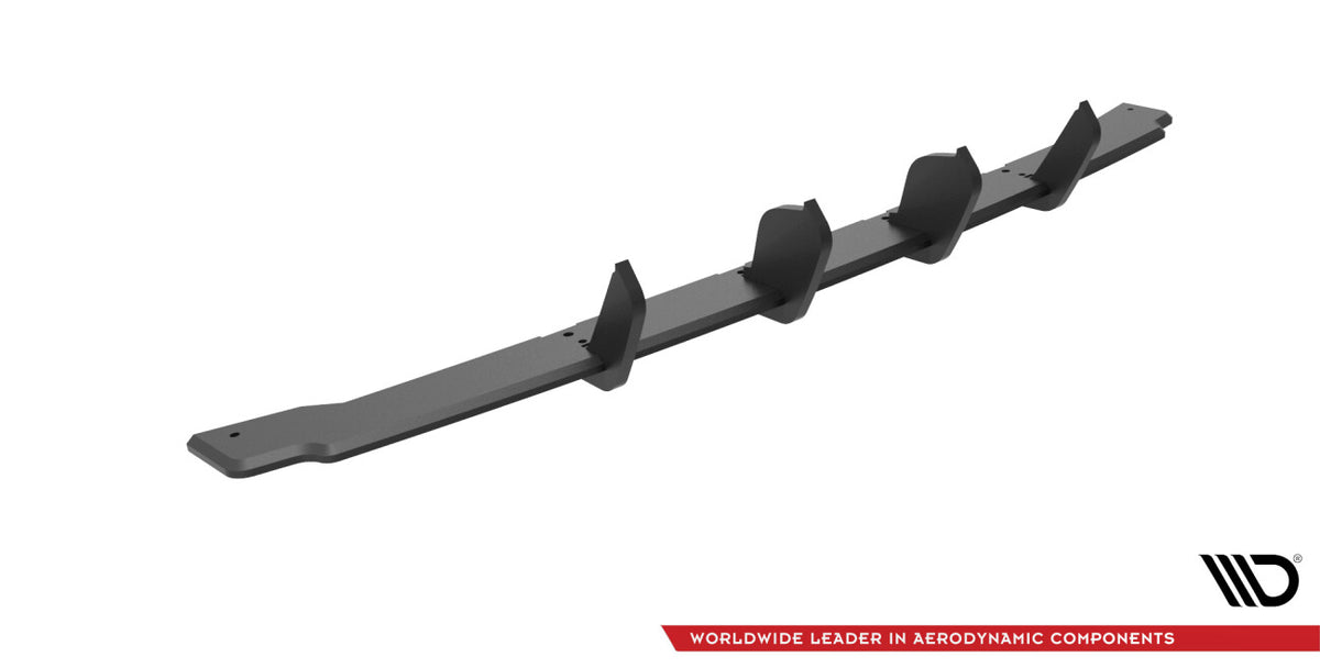 Street Pro Heckansatz Diffusor passend für Mini Cooper Clubman John Cooper Works F54 FL schwarz matt
