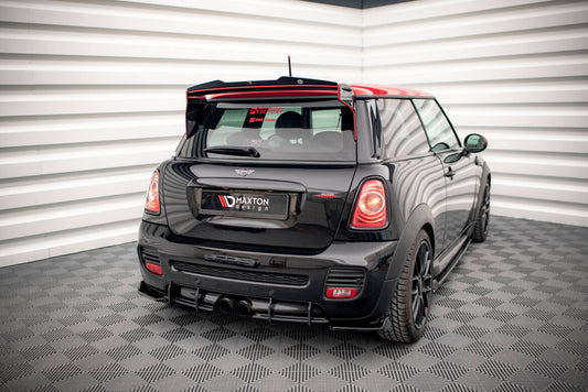 Street Pro Heckansatz Diffusor passend für Mini Cooper John Cooper Works R56 schwarz matt