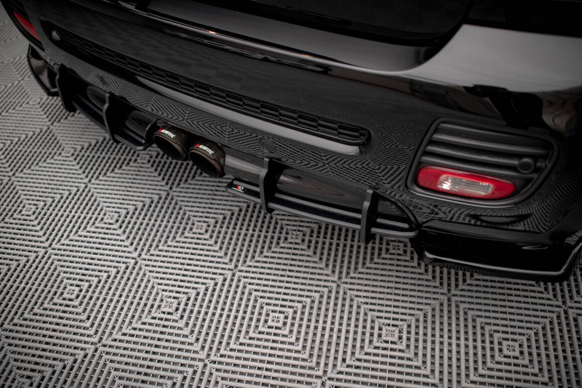 Street Pro Heckansatz Diffusor passend für Mini Cooper John Cooper Works R56 schwarz matt