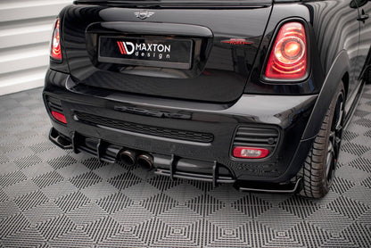 Street Pro Heckansatz Diffusor passend für Mini Cooper John Cooper Works R56 schwarz matt
