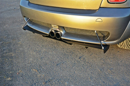 Street Pro Heckansatz Diffusor passend für Mini R53 Cooper S JCW schwarz matt