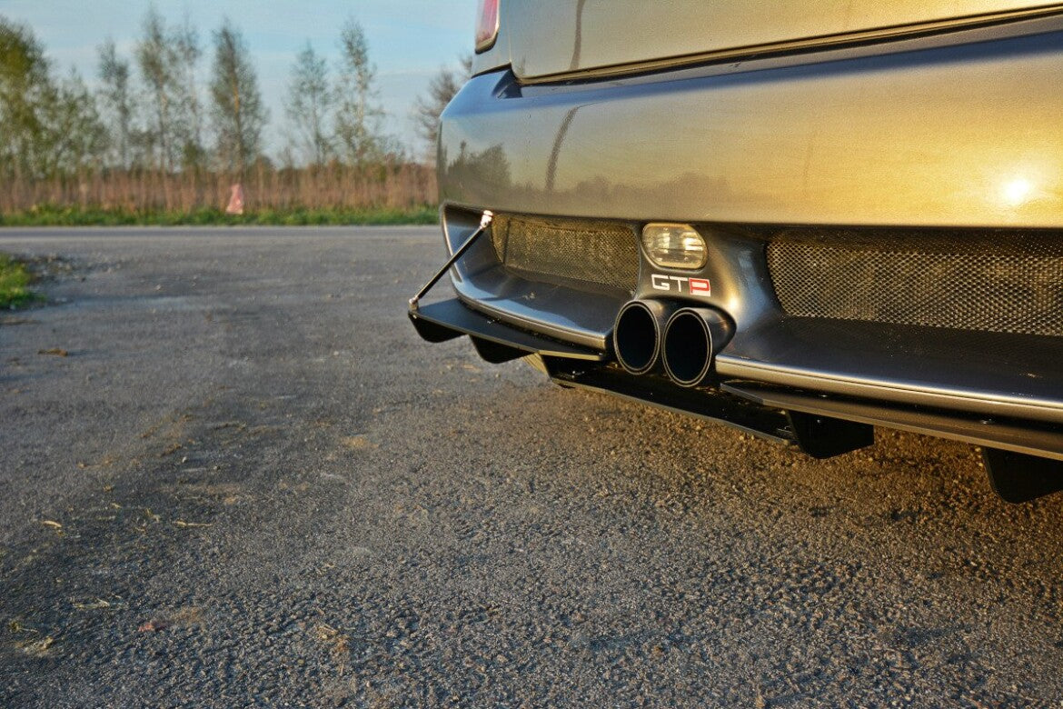 Street Pro Heckansatz Diffusor passend für Mini R53 Cooper S JCW schwarz matt