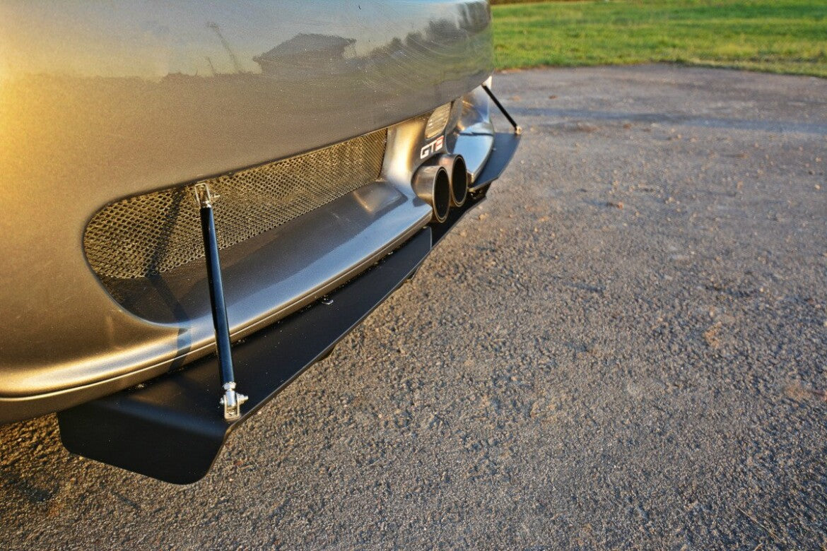 Street Pro Heckansatz Diffusor passend für Mini R53 Cooper S JCW schwarz matt