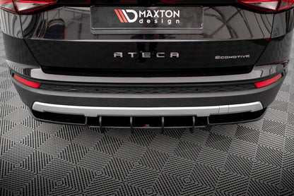 Street Pro Heckansatz Diffusor passend für Seat Ateca Mk1 schwarz matt