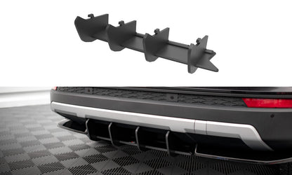 Street Pro Heckansatz Diffusor passend für Seat Ateca Mk1 schwarz matt